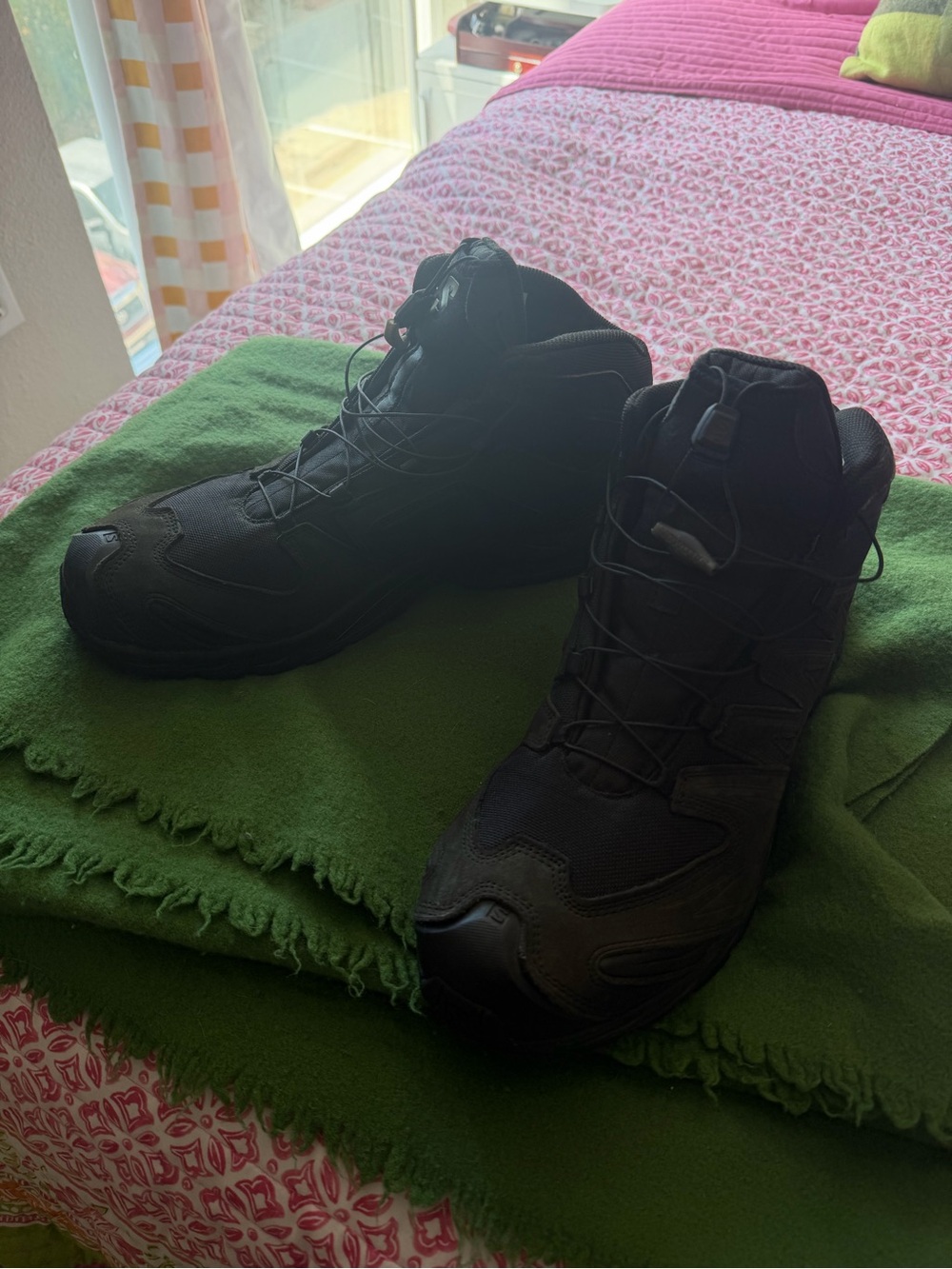 Men’s Size 13 Salomon XA Forces Mid GTX Black Tactical Boots